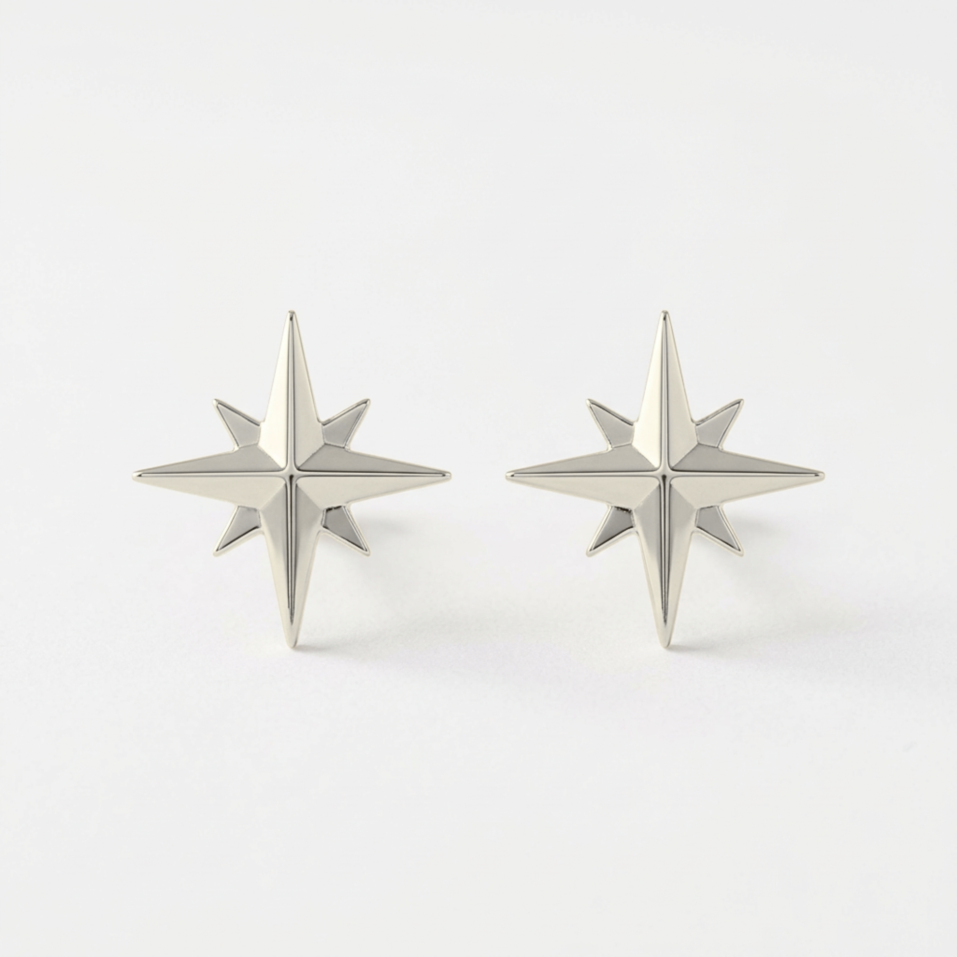 The North Star Studs | Sterling Silver