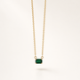 The Sol Necklace | Emerald Cut | Lab-Grown Emerald