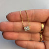 1.09 Radiant East-West Diamond Necklace