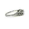 Floral Diamond Engagement Ring .40 ct