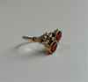 Citrine and Seed Pearl Ring