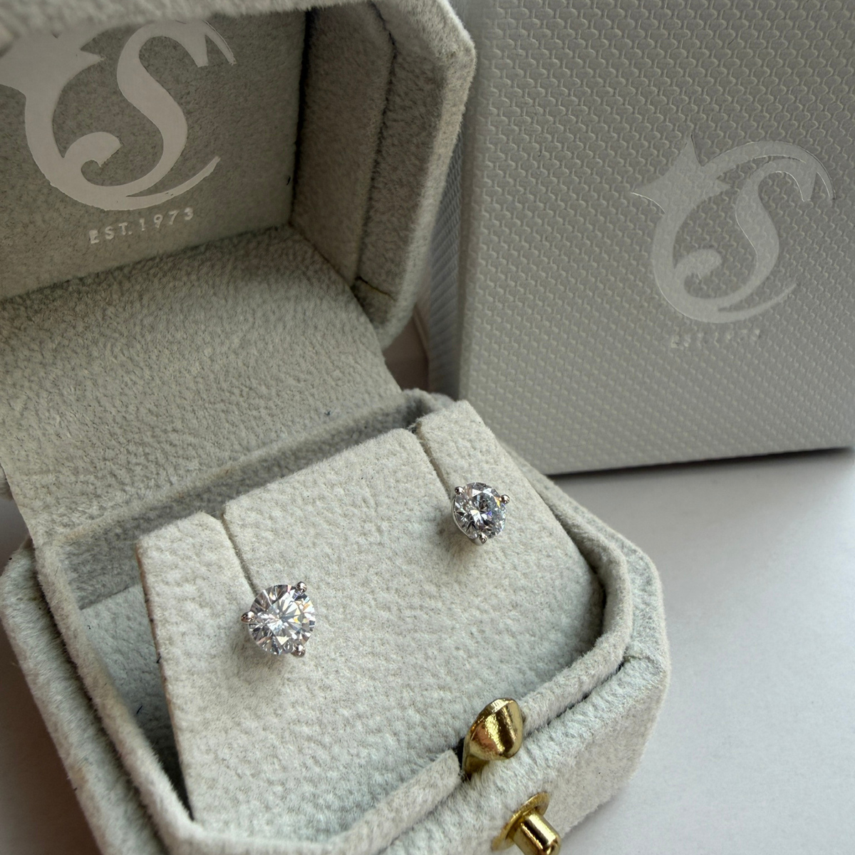 The Martini Stud | 1.00 CTW | Lab-Grown Diamond