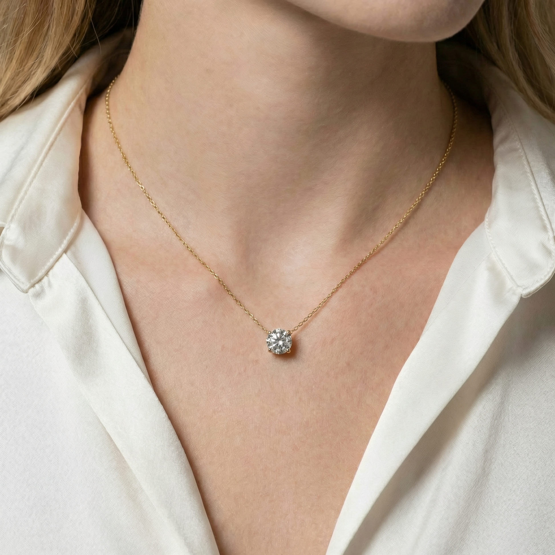 The Sol Necklace | 1 CT | Lab-Grown Diamond