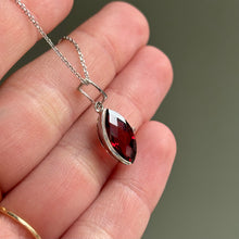  Garnet Marquise Necklace