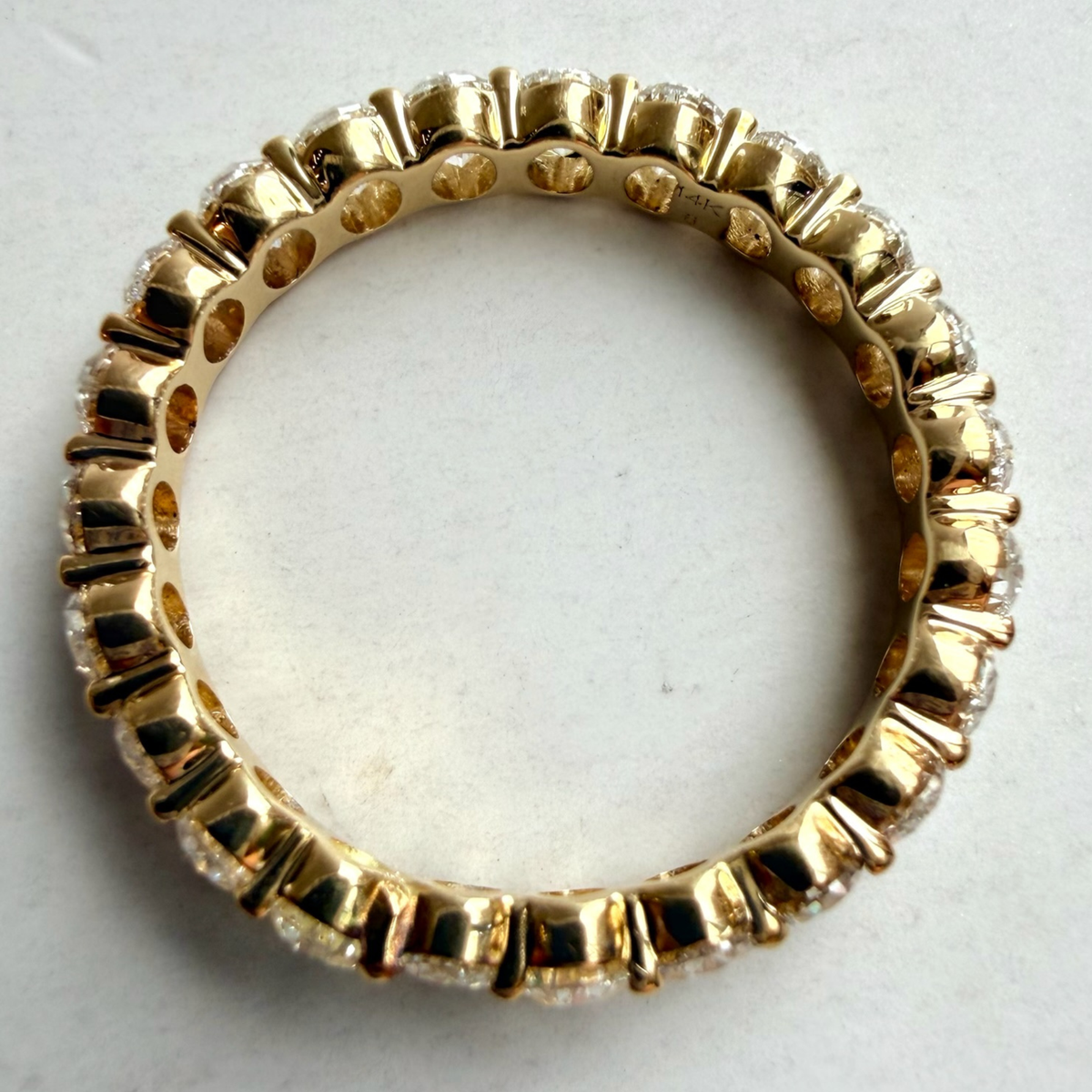 2.19 CTW Oval Eternity Band