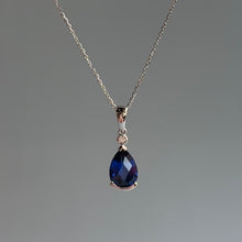 Sapphire Drop Pendant