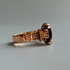 Victorian Emerald Cut Garnet Ring