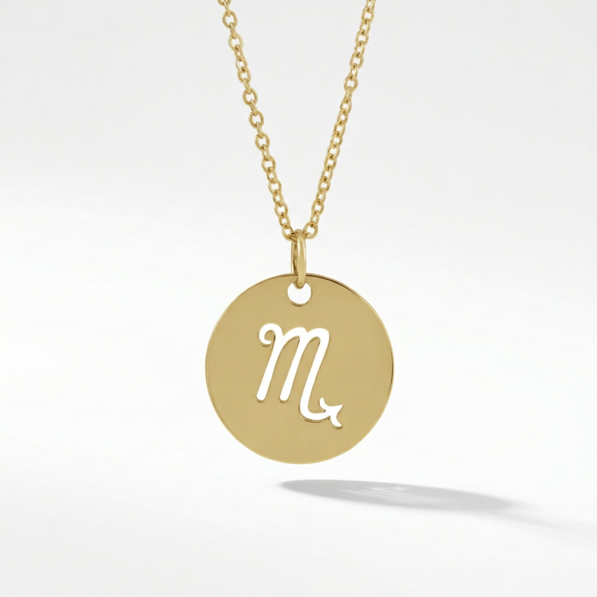 The Zodiac Necklace | Scorpio | 14K Gold