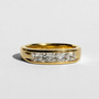 Five Stone Channel Set Diamond Men's Band