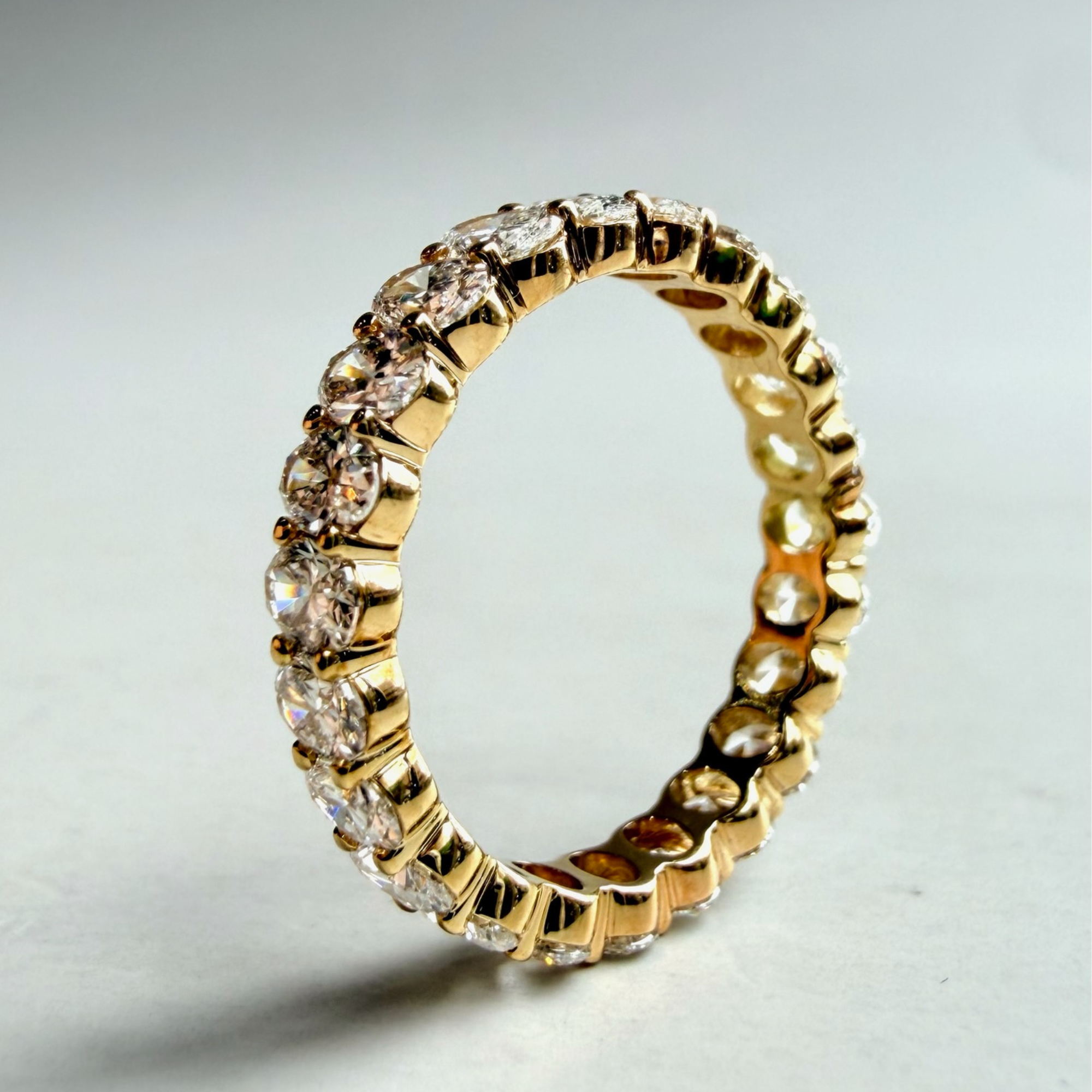 2.19 CTW Oval Eternity Band