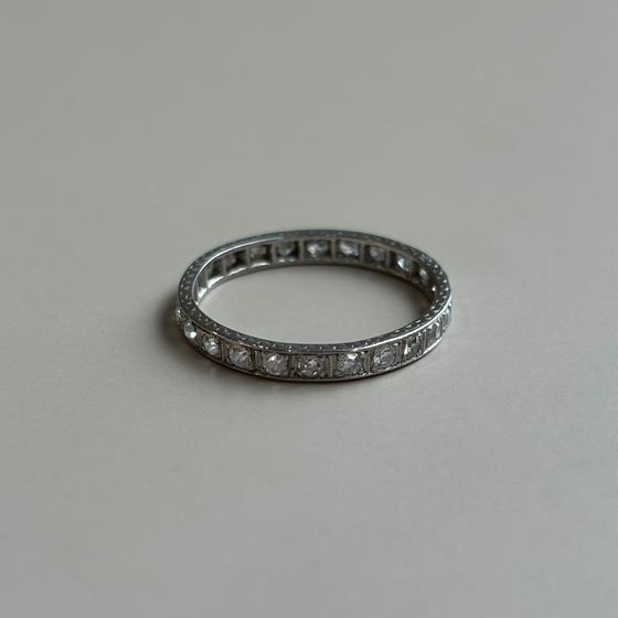 Platinum Diamond Eternity Band