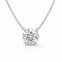 The Certified Sol Necklace | 2 CT | Lab-Grown Diamond