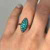 Navette Turquoise Ring