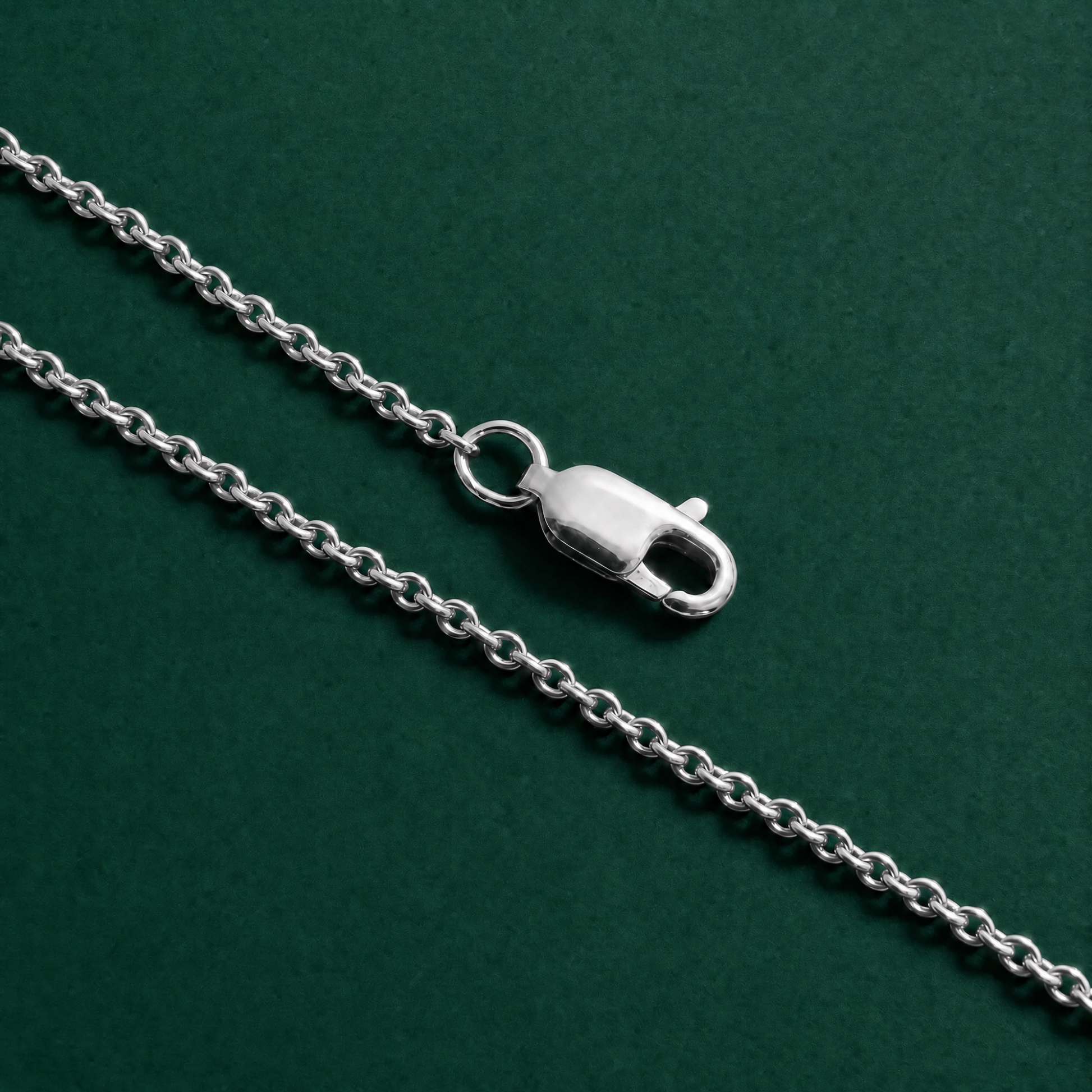 Enameled MSU Block S Necklace | Sterling Silver