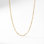 Beaded Chain Necklace | 20" | 14K Yellow Gold