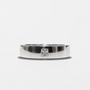 Flush Set Square Diamond Men's Band