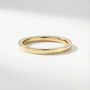 The Flat Stacking Band | 2mm | 14K Yellow Gold