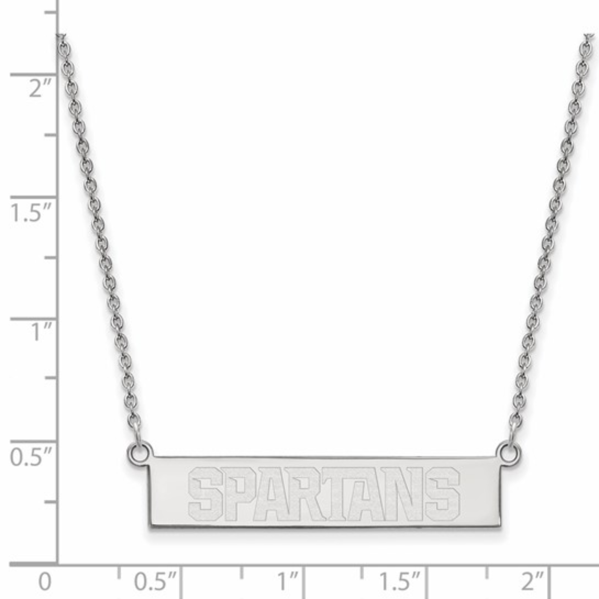 Spartan Bar Necklace | Sterling Silver