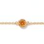 The Sol Bracelet | Natural Citrine | Cable Chain