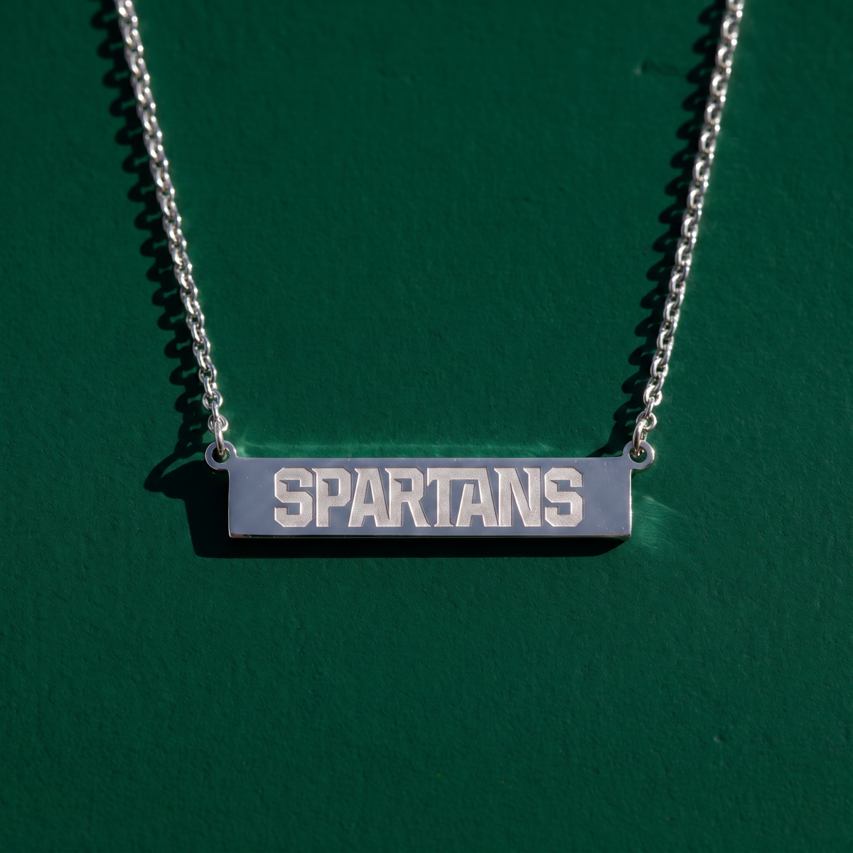 Spartan Bar Necklace | Sterling Silver
