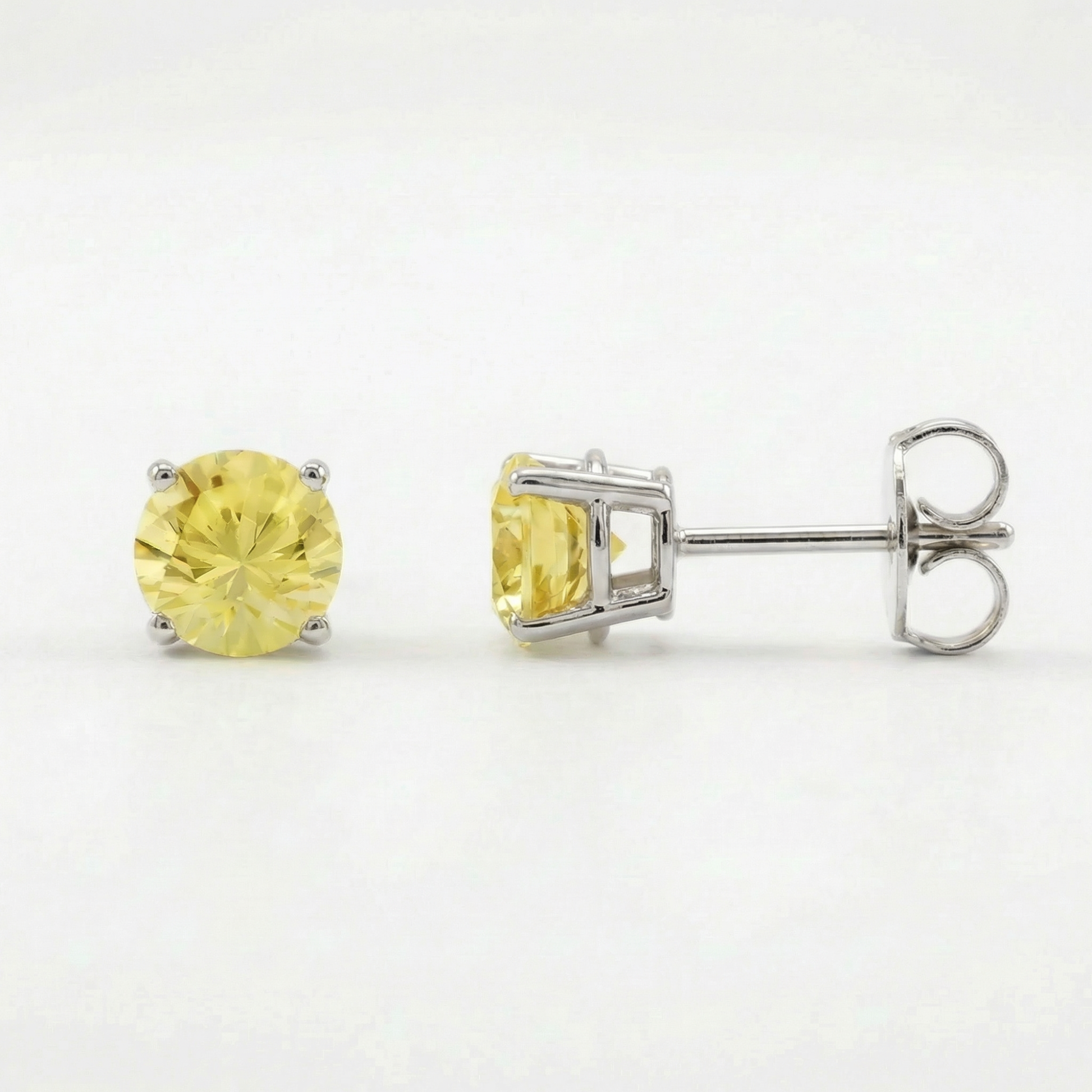 The Everyday Stud | Yellow Sapphire