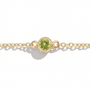 The Sol Bracelet | Natural Peridot | Cable Chain