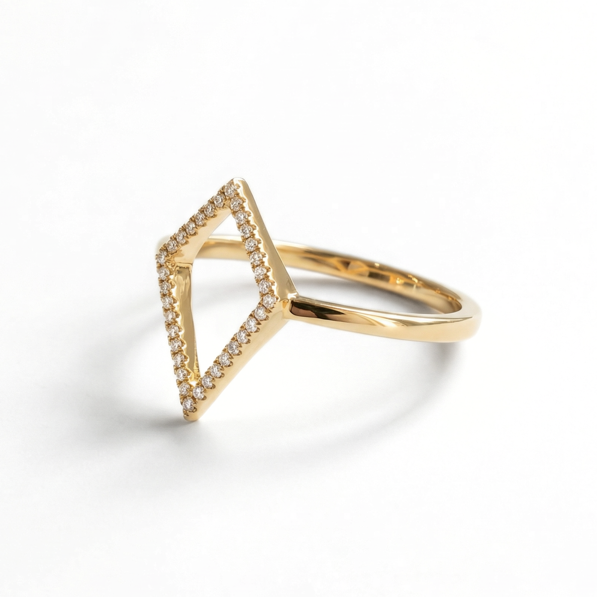 Diamond Kite Ring | 14K Yellow Gold | Sundance Jewelers