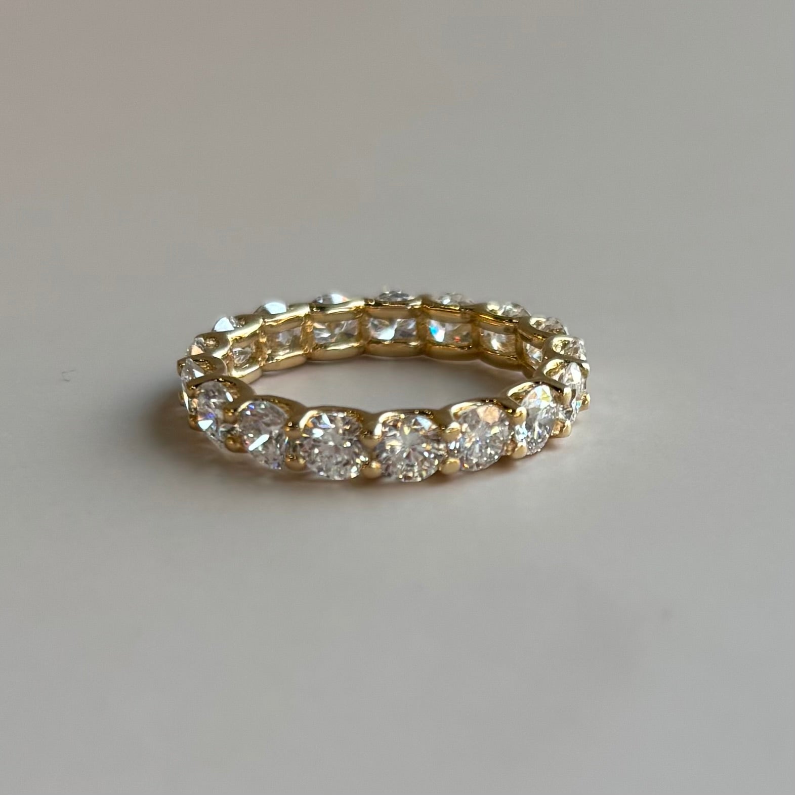 3.06 CTW Lab-Grown Diamond Eternity Band | 14K Yellow Gold
