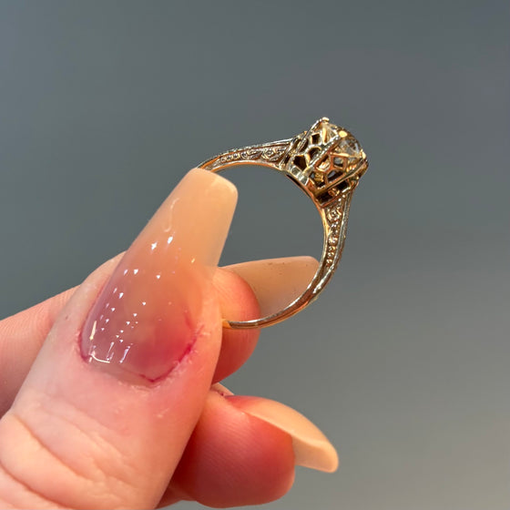 Victorian Diamond Engagement Ring