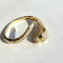 Panther Pave Wrap Ring | 14K Yellow Gold