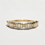 The Staggered Baguette Anniversary Band | 0.25CTW | Earth-Mined Diamond