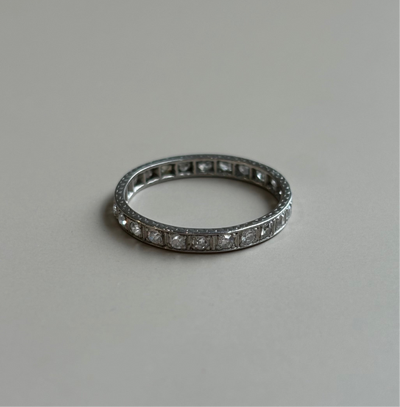 Platinum Diamond Eternity Band