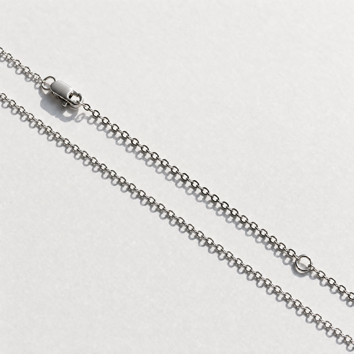 Half Bezel Ruby Pendant Necklace | Oval | Sterling Silver