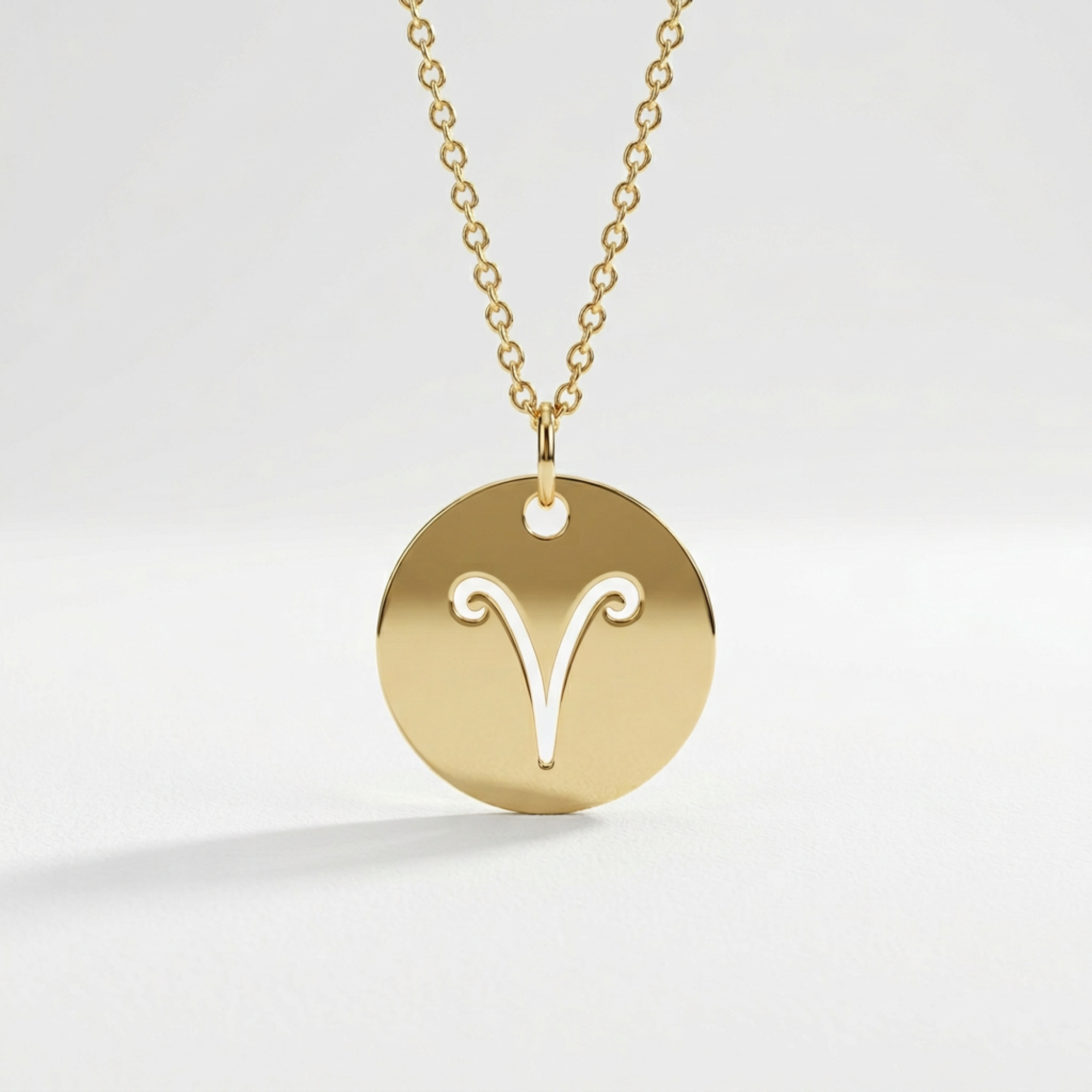 The Zodiac Necklace | Aries | 14K Gold