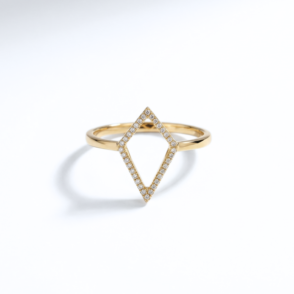 Diamond Kite Ring | 14K Yellow Gold | Sundance Jewelers