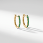 The Gemstone Hoop | Lab-Grown Emerald