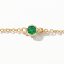The Sol Bracelet | Lab-Grown Emerald | Cable Chain