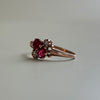 Antique Ruby and Seed Pearl Ring