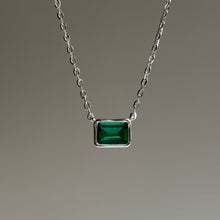  East-West Emerald Pendant
