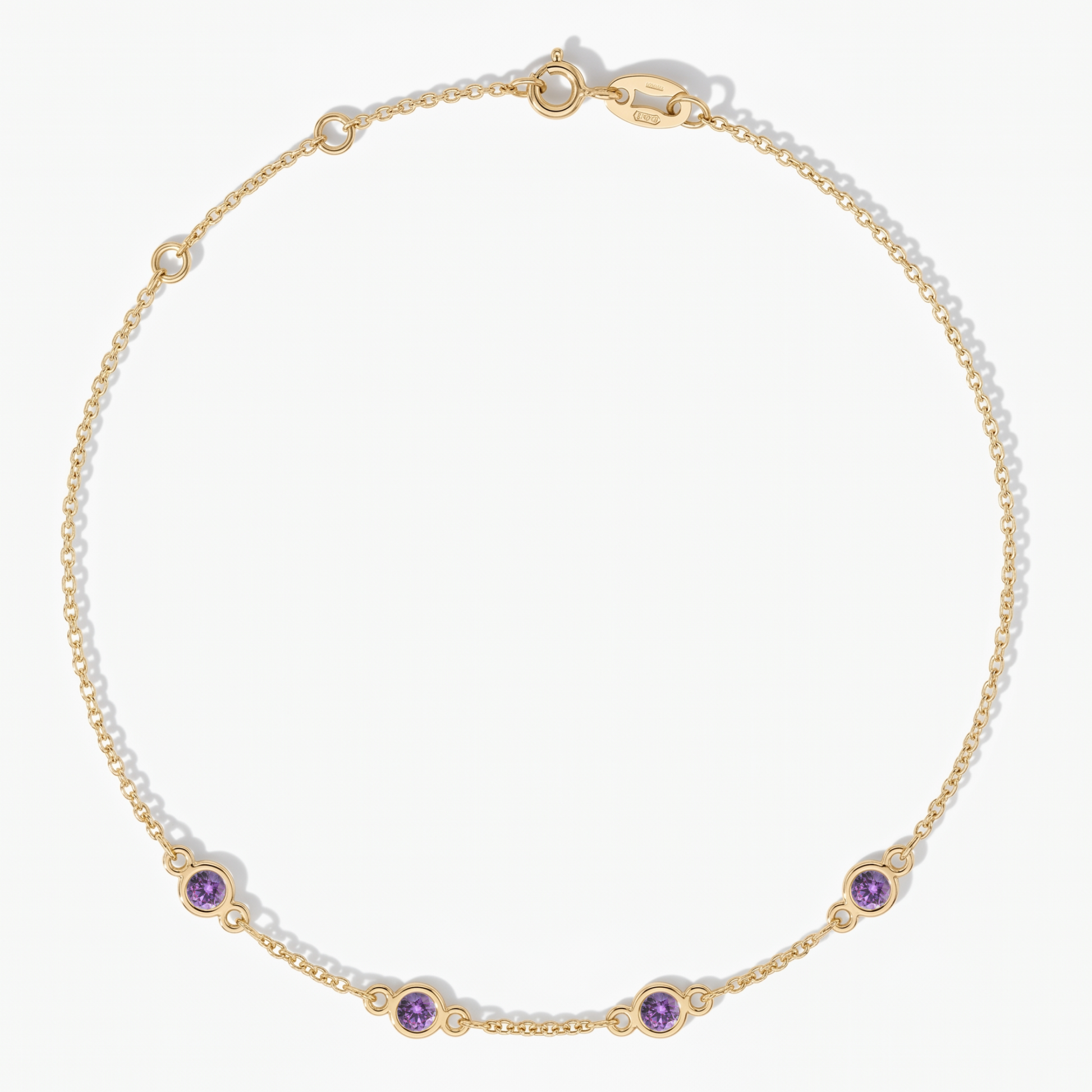 The Four Station Bracelet | Cable Chain