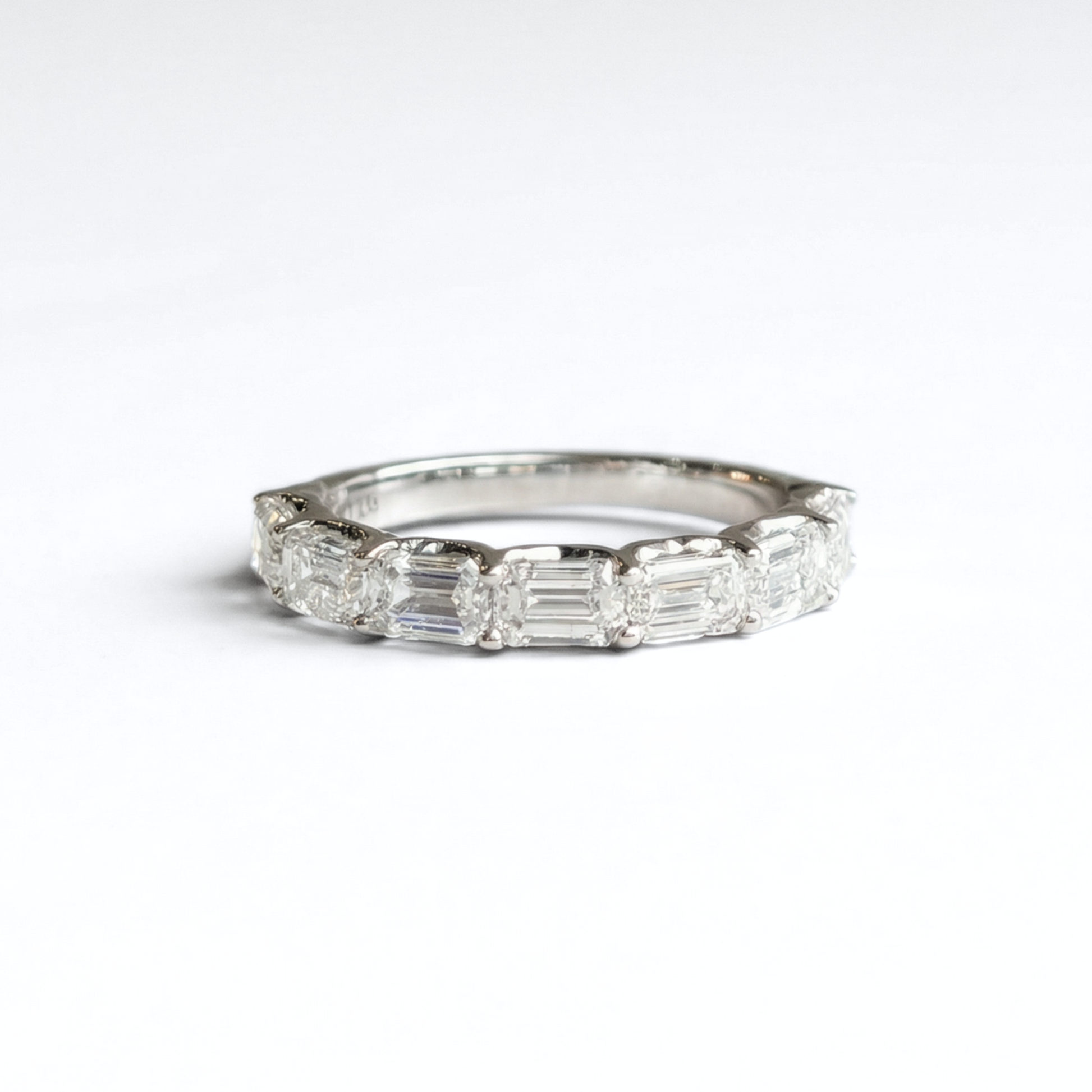 The East-West Emerald Cut Anniversary Band | 2.00 CTW | Lab-Grown Diamond
