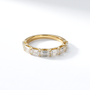The East-West Emerald Cut Anniversary Band | 2.00 CTW | Lab-Grown Diamond