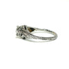 Floral Diamond Engagement Ring .40 ct