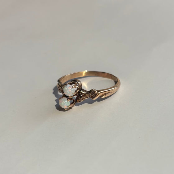 Double Opal Ring