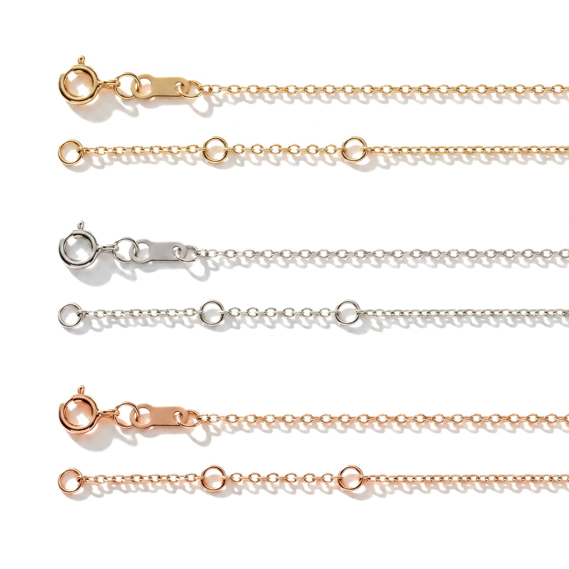 The Four Station Bracelet | Cable Chain