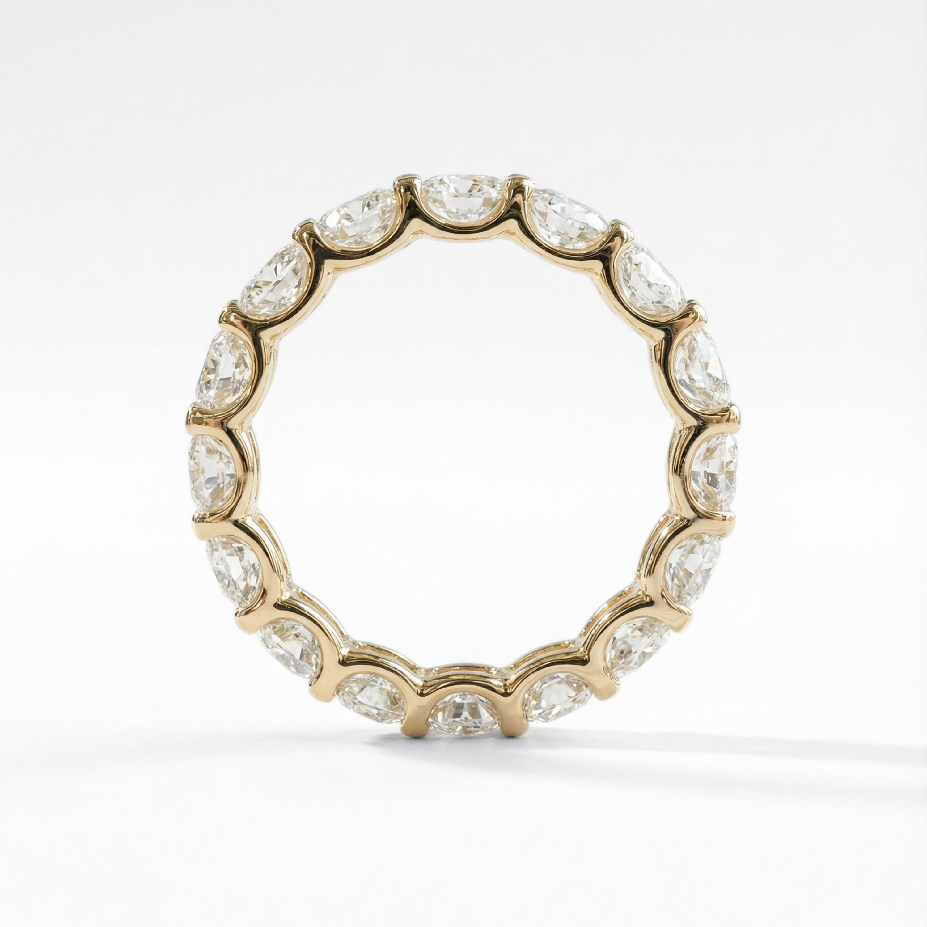 3.06 CTW Lab-Grown Diamond Eternity Band | 14K Yellow Gold