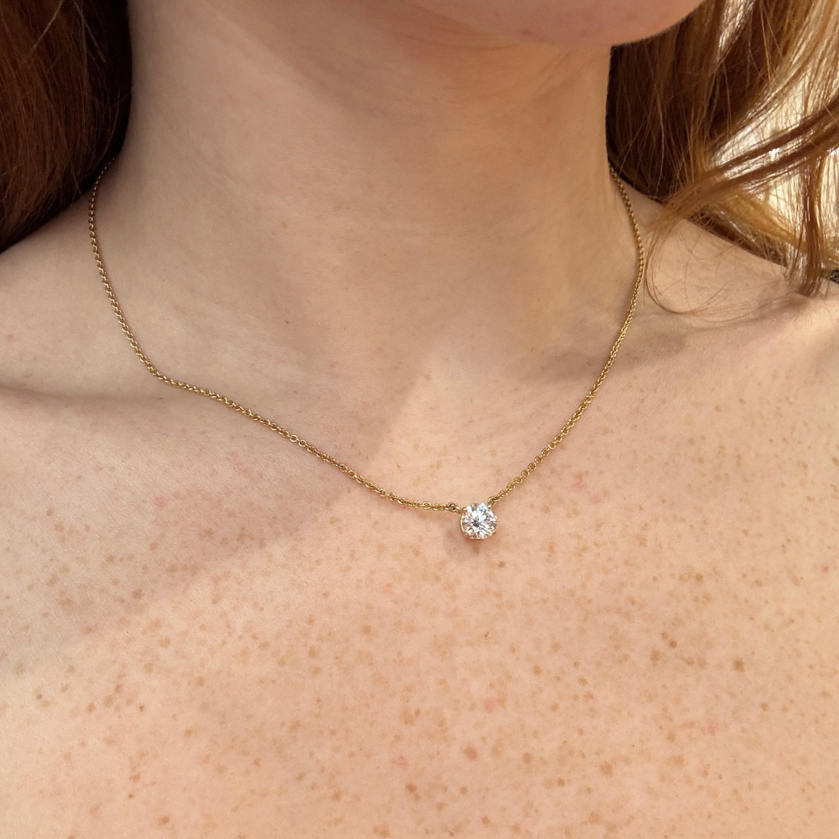The Sol Necklace | Round Brilliant Cut