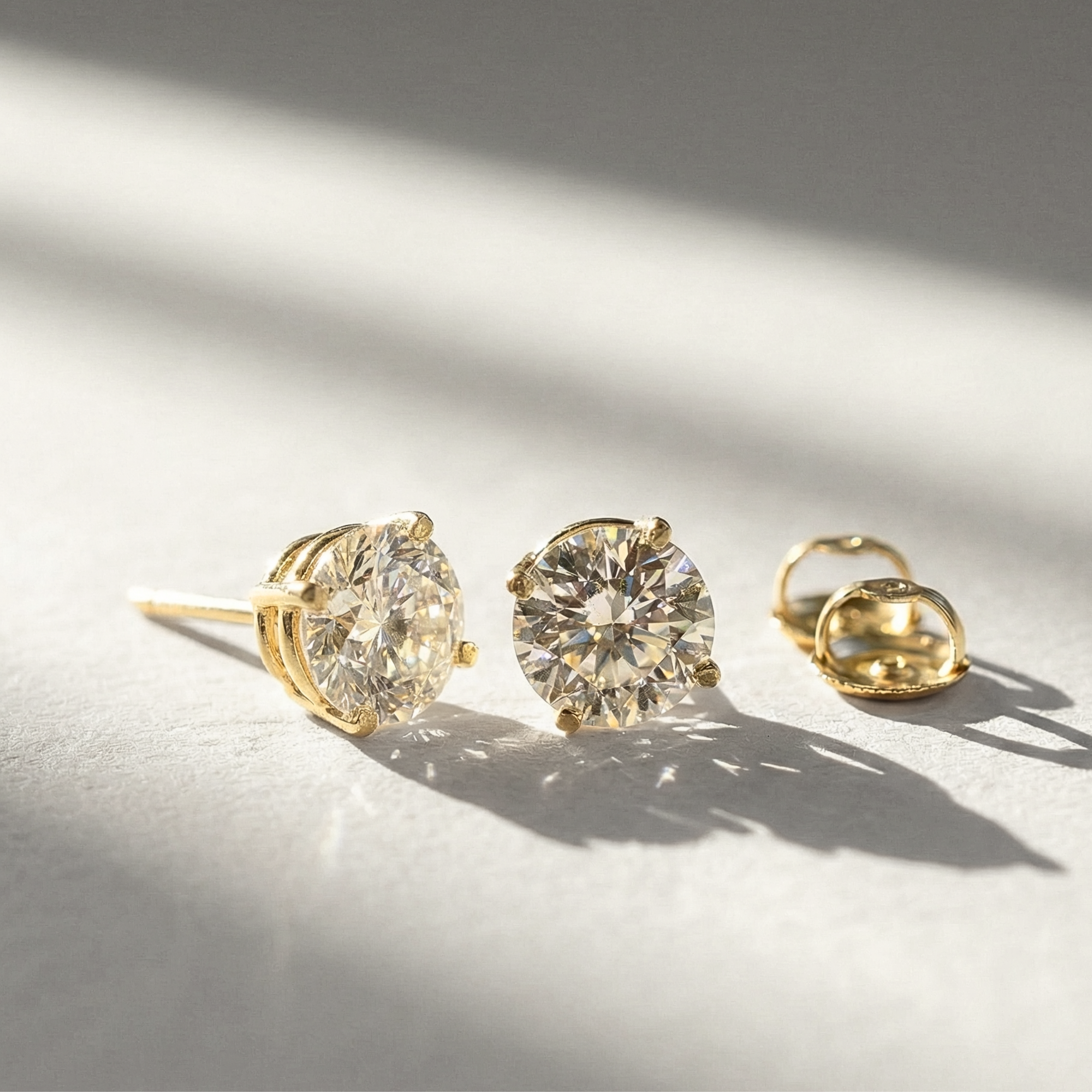 The Certified Stud | 2 CTW | Lab-Grown Diamond | 14K Gold