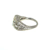 Art Deco Three Stone Diamond Engagement Ring 1.10 ct - Circa 1920