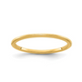 The Half Round Stacking Ring | Satin | 1.2mm